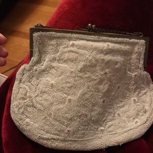 Vintage beaded clutch purse